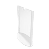 5 x 7" Sign Holder Menu Holder T-style Table Tent with Oval Base Simply assembly required. 19027