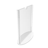 5 x 7" Sign Holder Menu Holder T-style Table Tent with Oval Base Simply assembly required. 19027