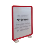 11 x 8.5" Sign Holder for Tabletops - 3 Color Options 19033