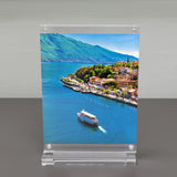 FixtureDisplays® 4X6" Clear Acrylic Picture Frame Magnetic Sign Holder Menu Holder 4.9 X 7.3 X 2" 19034