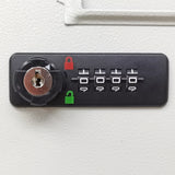 16X5X24" Recess Wall Mount Cell Phone Storage Locker 7 Doors Combination Locks 19045-07ARC
