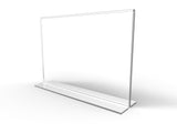 6 x 4" Clear Picture Frame Acrylic Photo Frame Frame Sign Holder Magnetic Table Tent 19048