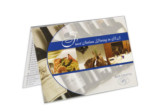 6 x 4 Table Tent, Double sided, Side loading   Clear 19085