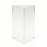 3 Sided 8.5x11 Acrylic Sign Holder Triangle Tabletop Literature Menu Display 19118
