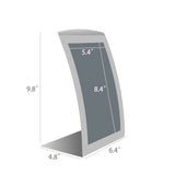 5.5 x 8.5 Sign Holder Tabletop Magnetic Lens Curved Picture Frame Menu Sale 19122