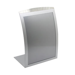 5.5x8.5 Sign Holder Tabletop Magnetic Lens Curved 19122