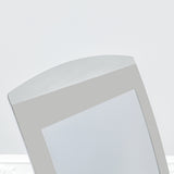 8.5X11 Sign Holder Picture Frame for Tabletop Magnetic Lens, Curved - Silver 19124