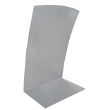 FixtureDisplays® 11 x 17 Sign Holder for Tabletop, with Magnetic Lens, Curved - Silver 19127