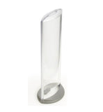 Sign Holder for Tabletop Fits a Folded 8.5 x 11 Sheet, Double sided   Clear