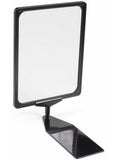 8.5 x 11 Sign Holder for Tabletops, Shovel Base, 2 Insert Color Options 19139