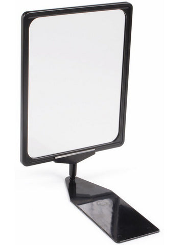 8.5 x 11 Sign Holder for Tabletops, Shovel Base, 2 Insert Color Options 19139
