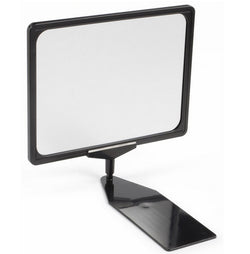 11 x 8.5 Sign Holder for Tabletops, Shovel Base, 2 Insert Color Options 19140