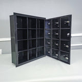 Recess Wall Mount Cellphone Locker 12 Door Admin Access Combo Locks 23X5X22" 19145-12ASC