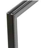 7 x 11 Sign Holder for Counter, Double Sided, Weighted Base   Black 19162