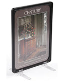 8.5 x 11 Sign Holder for Tabletops, T style, Top Insert   3 Color Options 19173