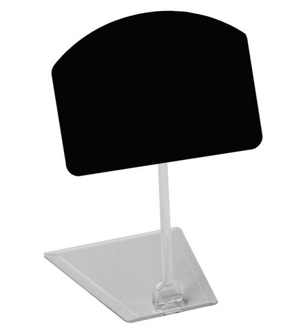 Write on Board w/ Stand, for Wet Erase Pens, Tabletop, 3 Height Options   Clear