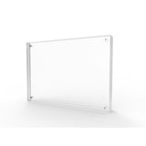 Magnetic Picture Frame for Tabletop, Double Sided Box   Clear Acrylic