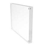 Magnetic Picture Frame for Tabletop, Double Sided Box   Clear Acrylic