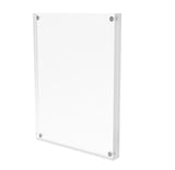 Magnetic Picture Frame for Tabletop, Double Sided Box   Clear Acrylic