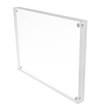 Magnetic Picture Frame for Tabletop, Double Sided Box   Clear Acrylic