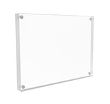 Magnetic Picture Frame for Tabletop, Double Sided Box   Clear Acrylic