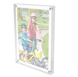 Magnetic Picture Frame for Tabletop, Double Sided Box   Clear Acrylic
