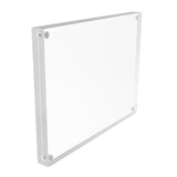 Magnetic Picture Frame for Tabletop, Double Sided Box   Clear Acrylic