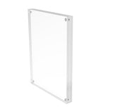 Magnetic Picture Frame for Tabletop, Double Sided Box   Clear Acrylic