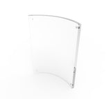 4 x 6 Magnetic Picture Frame for Tabletop, Curved Box   Clear Acrylic 19188