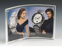 6 x 4 Magnetic Picture Frame for Tabletop, Curved Box   Clear Acrylic 19194