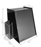 Clear Acrylic Ballot Box Dnation Box Tip Sales Lead Box Collection Sign Holder