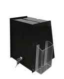 Clear Acrylic Ballot Box Dnation Box Tip Sales Lead Box Collection Sign Holder