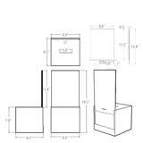 Acrylic Ballot Box w/ 8.5 x 11 Header   Clear 19240