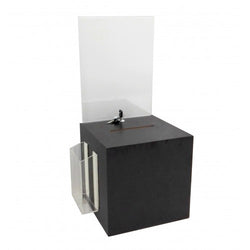 Wooden Suggestion Box Donation Box Ballot Box Charity Box Fund raising Box Sign