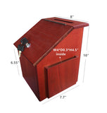 Wooden Ballot Box Donation Box Suggestion Box Tithing Box Collection Box Charity