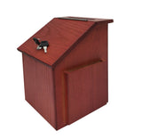 Wooden Ballot Box Donation Box Suggestion Box Tithing Box Collection Box Charity
