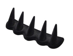 Ring Finger Jewelry Display Holds 5 Bands, Black Velvet 19269