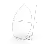Clear Necklace Display Acrylic Necklace Holder Pendant Leaf Tree Organizer Rack