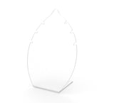 Clear Necklace Display Acrylic Necklace Holder Pendant Leaf Tree Organizer Rack
