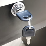 48X20X38" Glass Showcase Flip Top 47X20X7.8" Wood Base Floor Display Lock Key 19303