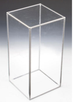 10 x 20 Sports Display Case w/ Acrylic Panels Silver Aluminum Frame 19391