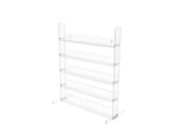 15.9 x 20.0 x 7.0 Countertop & Wall Mount Display Rack for Nail Polish, 5 Ope