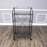 24.8 x 58 x 16.5 Bakery Display Rack w/Wheels