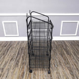 24.8 x 58 x 16.5 Bakery Display Rack w/Wheels