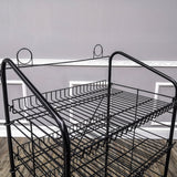 24.8 x 58 x 16.5 Bakery Display Rack w/Wheels
