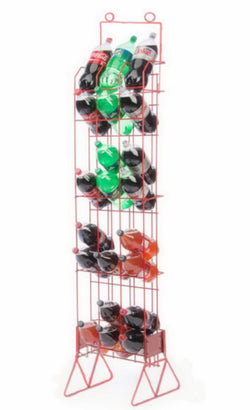 Beverage Rack Soda Bottles Display Wine Display Wire Rack Liquor Floor Rack