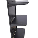 23 X 14.4 Black MDF Wood Shelf with Brackets for 19418 Rack Make to Order 19418-SHELF