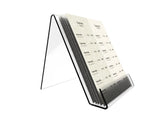 Table Top Easel with 1 1/4 inch Pocket for 6 x 8 Literature   Clear Acrylic 1945
