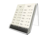 Table Top Easel with 1 1/4 inch Pocket for 6 x 8 Literature   Clear Acrylic 1945