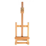 FixtureDisplays® Wood Easel for Countertop Use with Height Adjustable Header Clamp - Natural 19460
